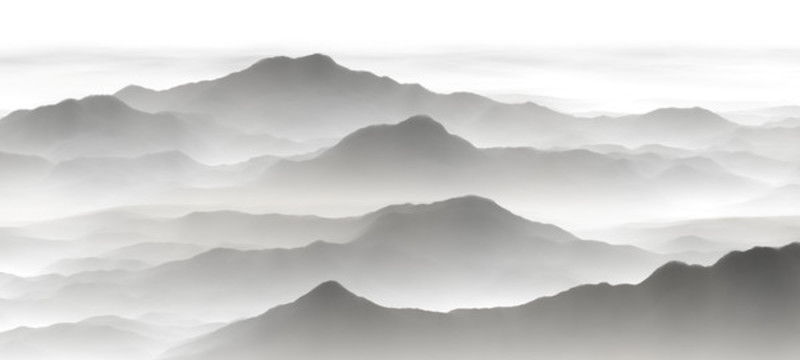 水墨山水畫