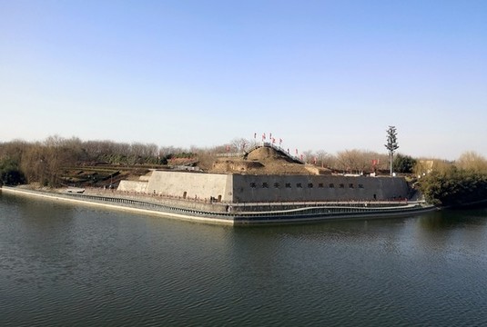 漢長(zhǎng)安城城墻東南角遺址