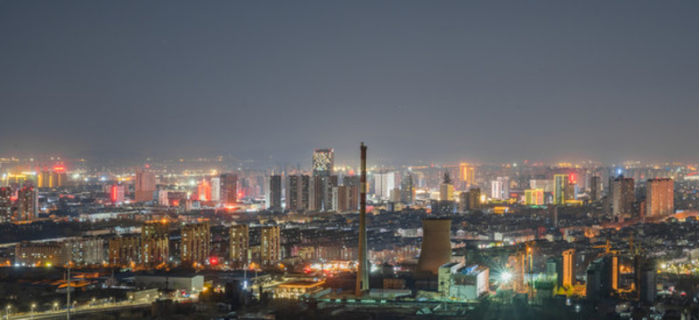 淄博市張店區(qū)夜景