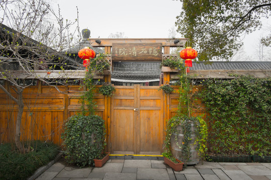 園林庭院中式庭院