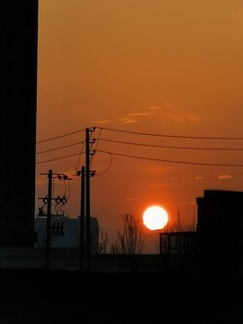 落日余暉