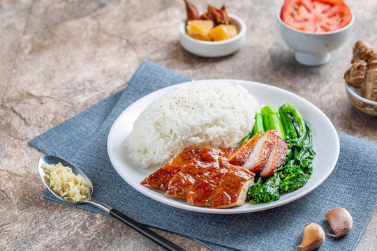叉燒拼燒鴨飯