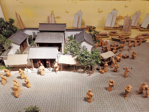 蚌埠碼頭老街場景