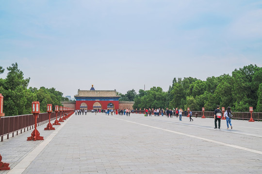 北京天壇公園古建筑和旅游風(fēng)光