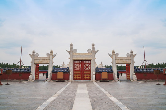 北京天壇公園古建筑和旅游風(fēng)光