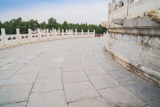 北京天壇公園古建筑和旅游風光