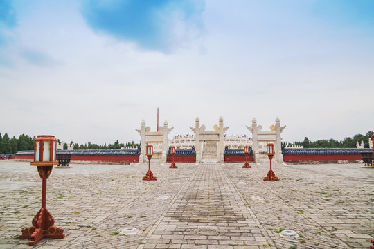 北京天壇公園古建筑和旅游風(fēng)光
