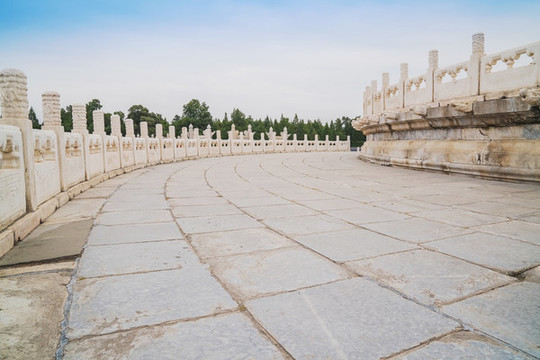 北京天壇公園古建筑和旅游風光