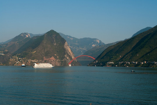 長江三峽之巫峽口風光
