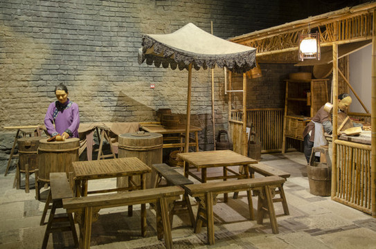 古代露天餐館