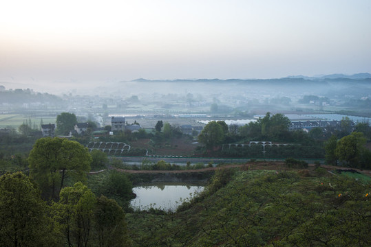 美麗鄉(xiāng)村日出