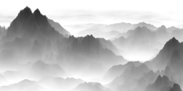 水墨山水畫
