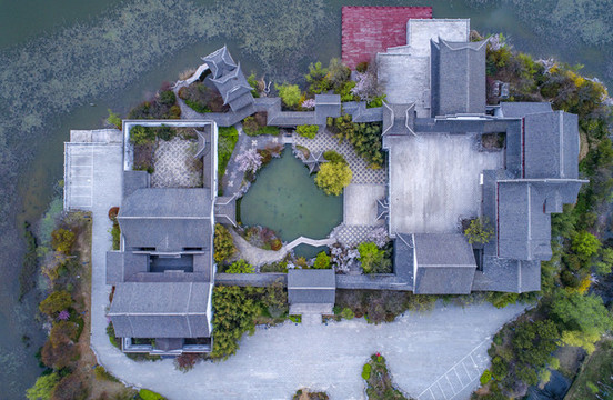江蘇宿遷古黃河公園雙塔