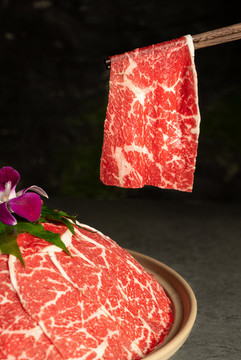 銅火鍋素材涮肉
