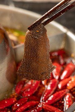 銅火鍋素材涮肉
