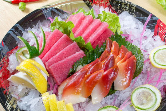 金槍魚拼北極貝