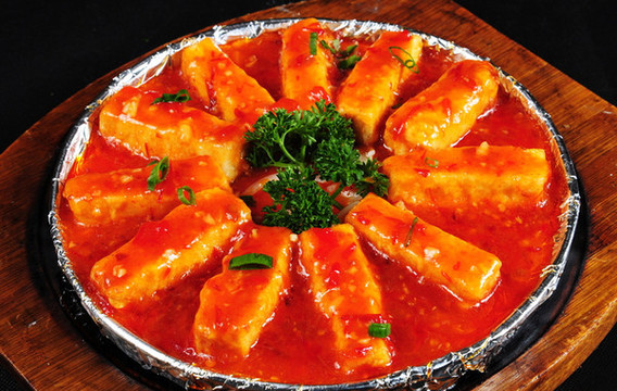 鐵板豆腐