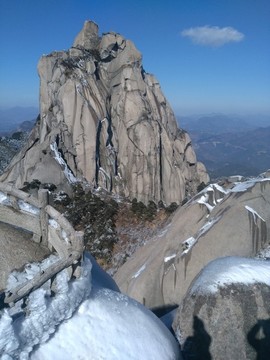 天柱山雪景