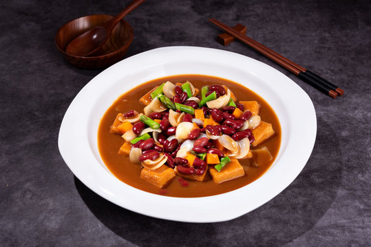 鮑汁豆腐