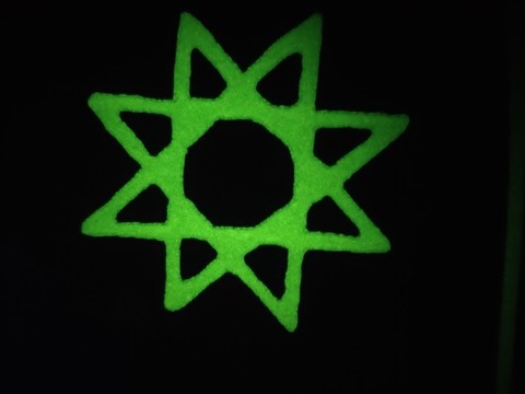 星空純色黑色背景夜光月夜