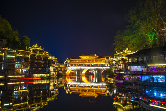 湖南鳳凰古城風(fēng)光