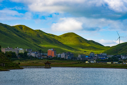 湖南邵陽城步南山大草原風(fēng)光