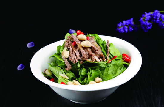 肉絲小白菜