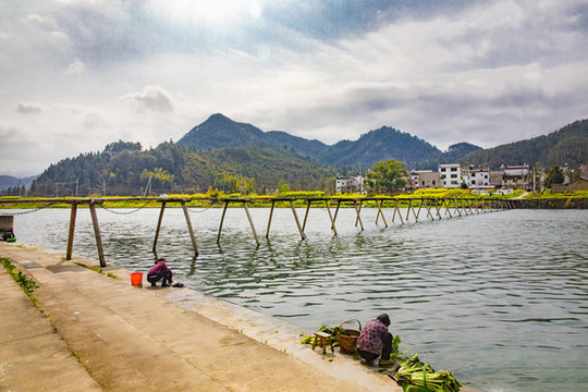 婺源江灣木橋