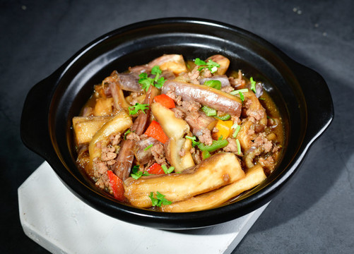 肉沫茄子煲