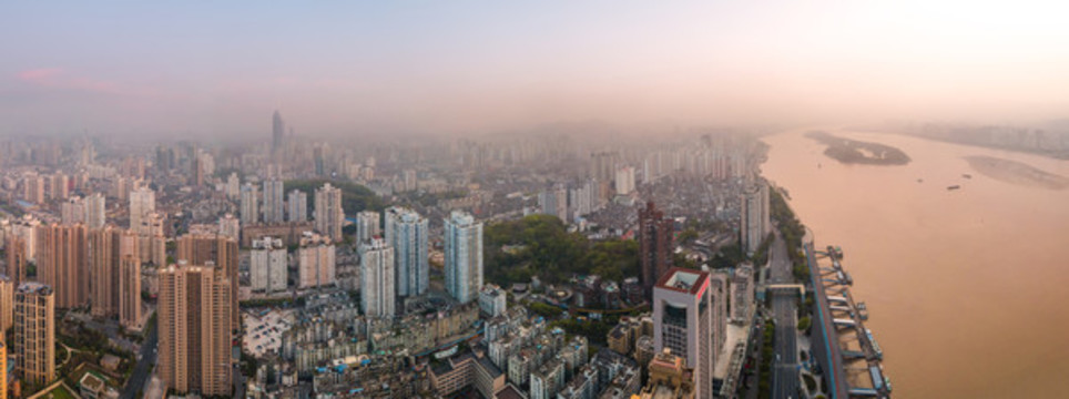 航拍浙江溫州城市風(fēng)光