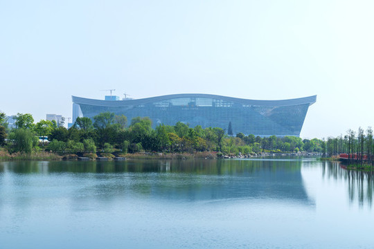 成都錦城湖公園湖景