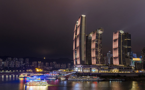 重慶朝天門夜景