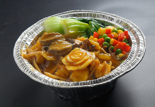 金湯鮑汁蓋澆飯