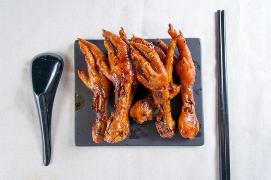 鹵鳳爪俯拍圖