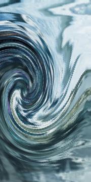 海浪抽象畫裝飾畫