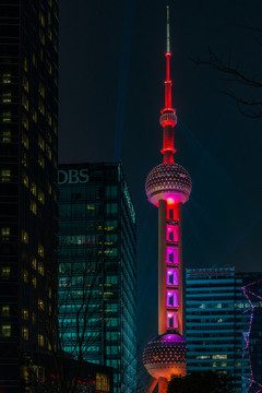 上海陸家嘴夜景