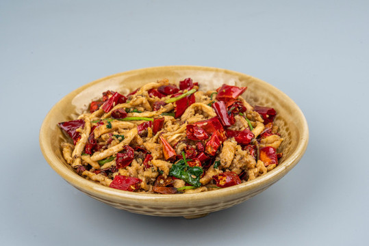 香辣肉絲