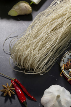 粉條大蒜食材