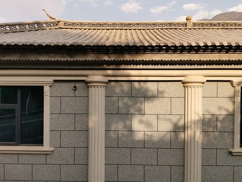 青瓦屋頂