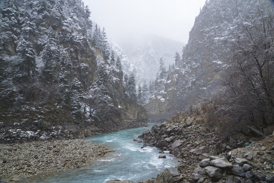 冰川河流