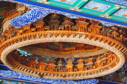 隆福寺正覺殿藻井
