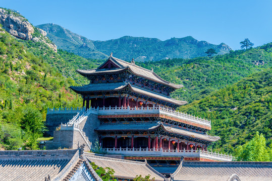 中國山西大同北岳恒山三元宮