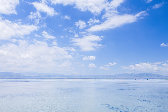 青海旅游茶卡鹽湖