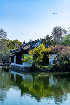 上海嘉定南翔古猗園春天