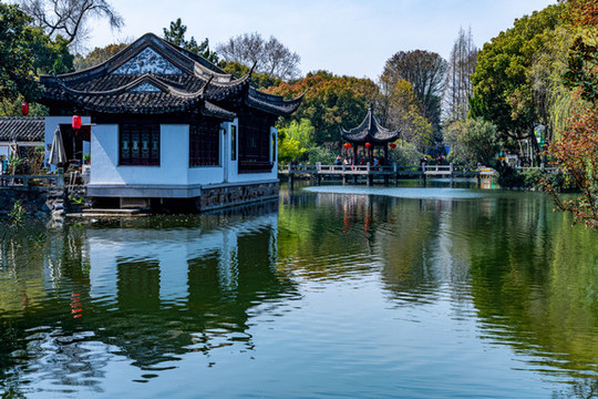 上海嘉定南翔古猗園春色