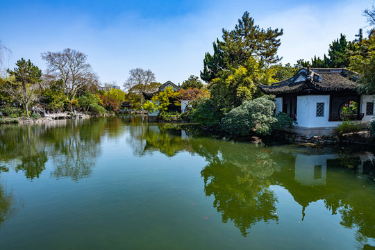 上海嘉定南翔古猗園春色