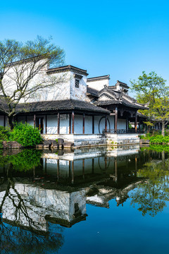 江蘇無錫惠山古鎮(zhèn)春天