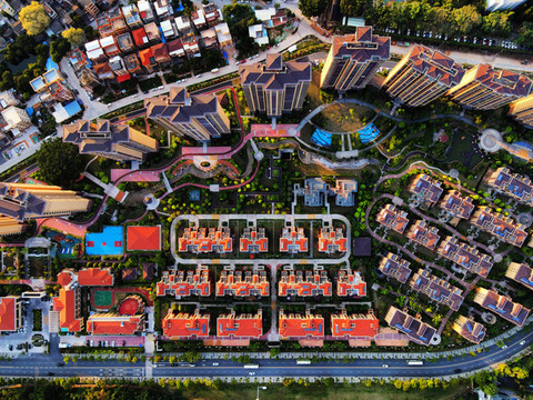 住宅小區(qū)平面實(shí)景