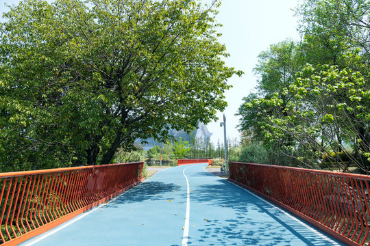 成都錦城公園路徑風(fēng)光