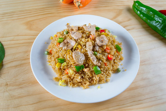 肉片蛋炒飯